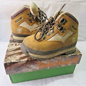timberland Euro hiker Wheat Ivory boots toddler size 6 M/M